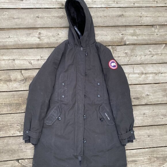 Canada Goose Kensington Parka Black Medium - Picture 7 of 16